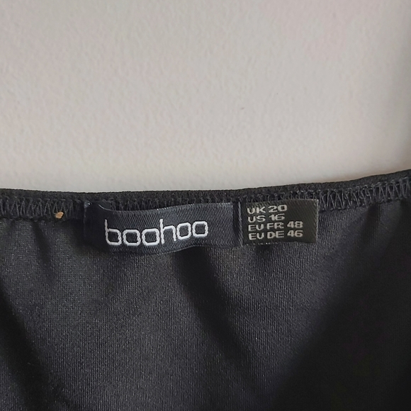Boohoo cold shoulder dress size 16 - Picture 3 of 3